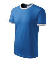 Tričko unisex Infinity krátký rukáv azurově modré (4)